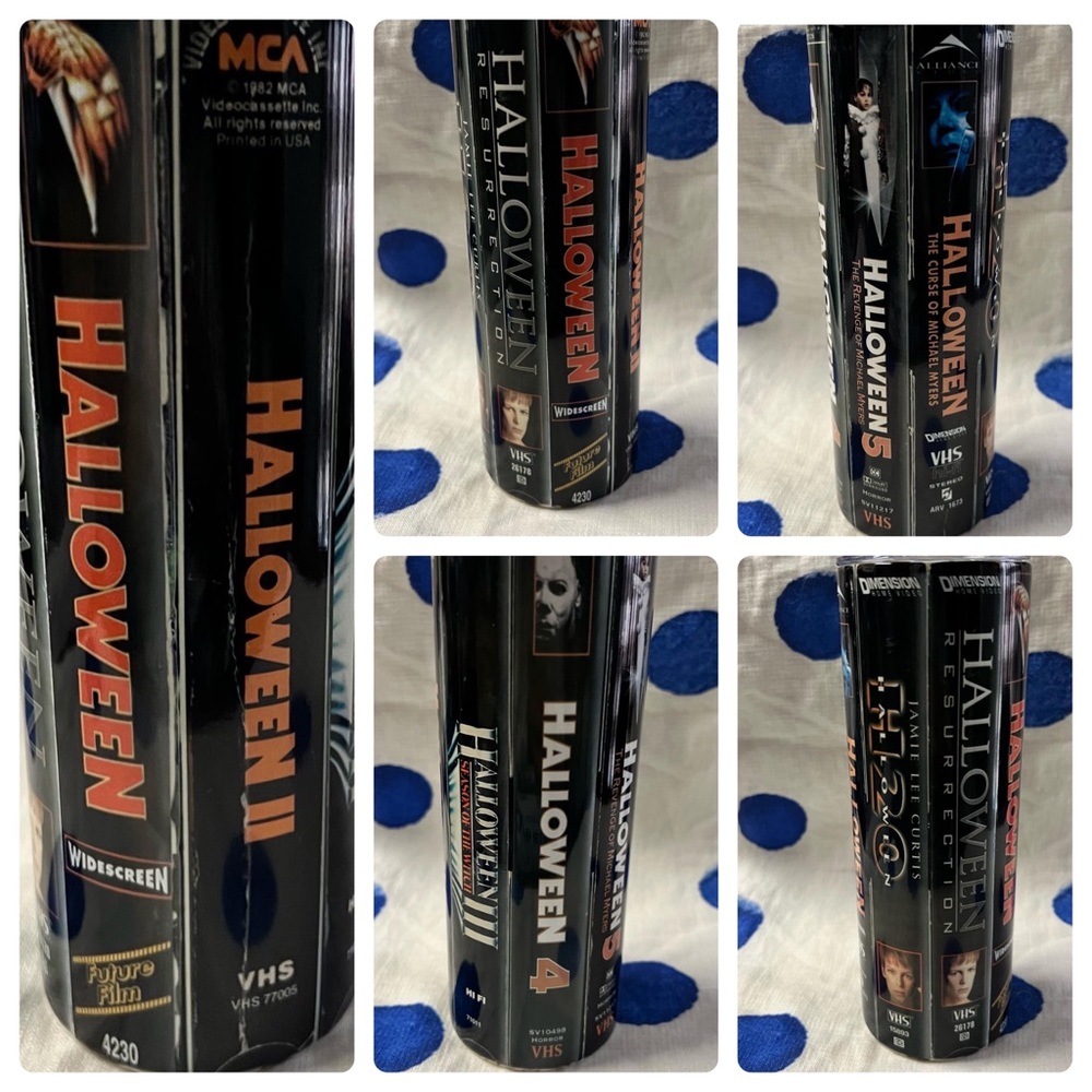 Custom VHS Halloween 20oz Tumbler